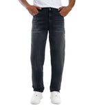 Men’s Charcoal Denim Jeans – Regular Fit Classic 5 Pocket Pants
