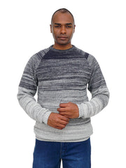 Men’s Textured Knit Sweater Modern Casual Long Sleeve