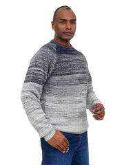 Men’s Textured Knit Sweater Modern Casual Long Sleeve