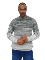 Men’s Textured Knit Sweater Modern Casual Long Sleeve