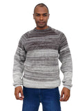 Men’s Textured Knit Sweater Modern Casual Long Sleeve
