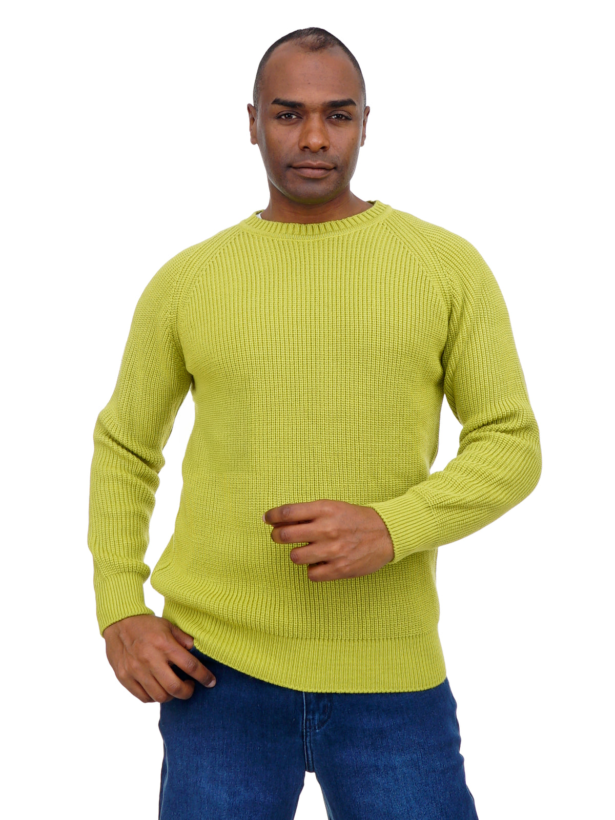 Men’s Classic Knit Sweater Crew Neck Soft & Comfortable Fit
