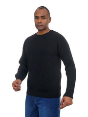 Men’s Classic Knit Sweater Crew Neck Soft & Comfortable Fit