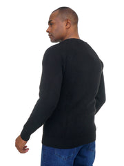 Men’s Classic Knit Sweater Crew Neck Soft & Comfortable Fit