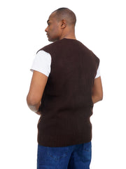 Men’s Classic Knit Vest Button Front Soft & Stylish Fit