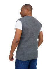 Men’s Classic Knit Vest Button Front Soft & Stylish Fit