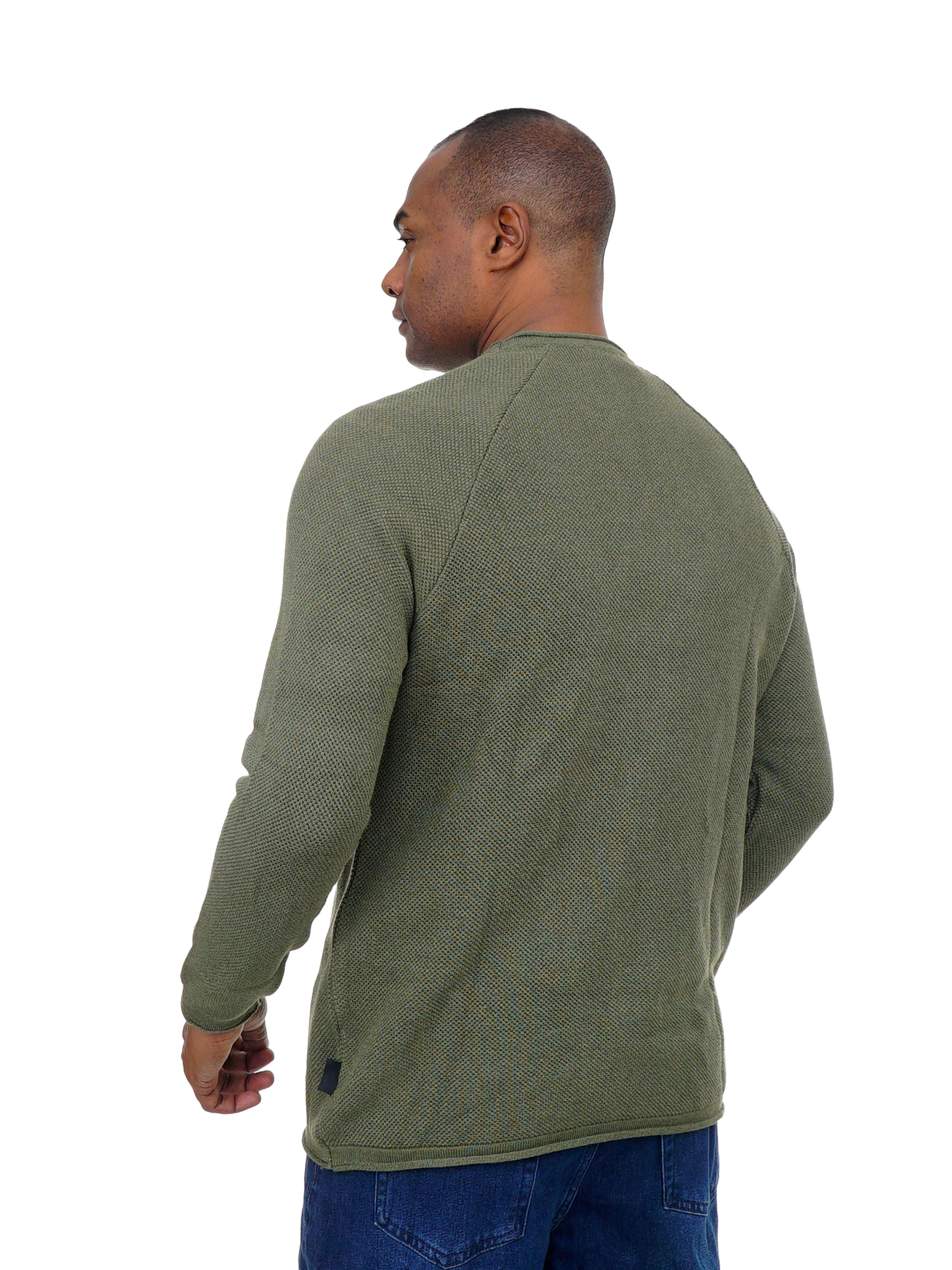 Men’s Knit Sweater Crew Neck Soft & Comfortable Fit