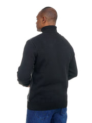 Men’s Turtleneck Knit Sweater Long Sleeve Smart Casual Style