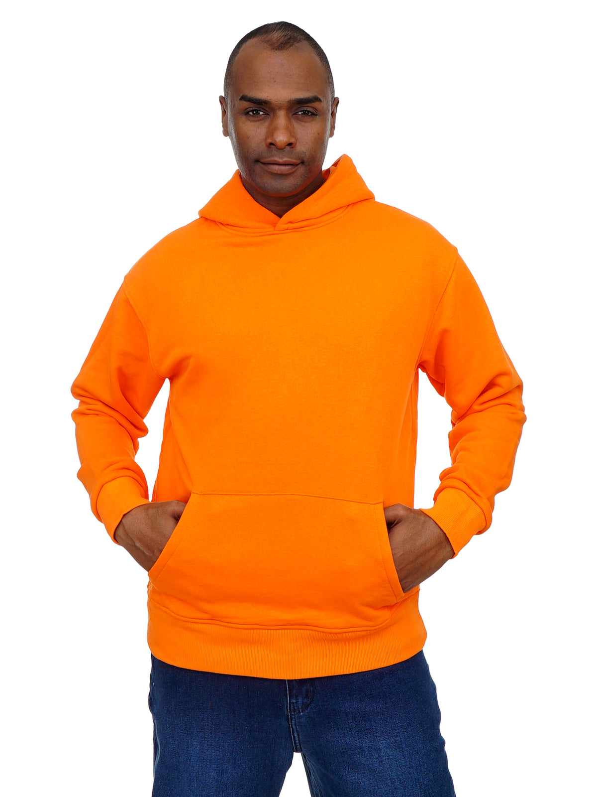 Men’s Cotton Hoodie with Hood and Front Kangaroo Pocket