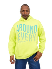 Men’s Printed Sweatshirt Hoodie with Hooded Neck and Front Kangaroo Pocket