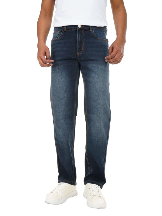 Men's Five-Pocket Regular Fit Casual Jeans