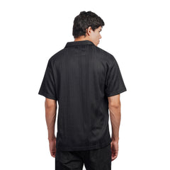 Men’s Textured Polo Shirt – Slim Fit Casual Summer Tee