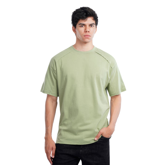 Men's Oversized T-Shirt Casual Half Sleeve Crew Neck Tee