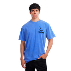 Men’s Washed Oversized T-Shirt – Casual Graphic Streetwear Tee