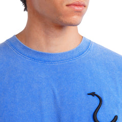 Men’s Washed Oversized T-Shirt – Casual Graphic Streetwear Tee