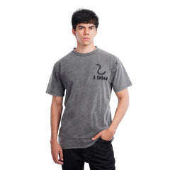 Men’s Washed Oversized T-Shirt – Casual Graphic Streetwear Tee