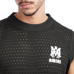 Men’s Sleeveless Summer Set – Perforated Tank Top & Shorts Co-Ord