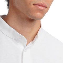 Men’s Mandarin Collar Polo T-Shirt – Short Sleeve Casual Slim Fit Tee