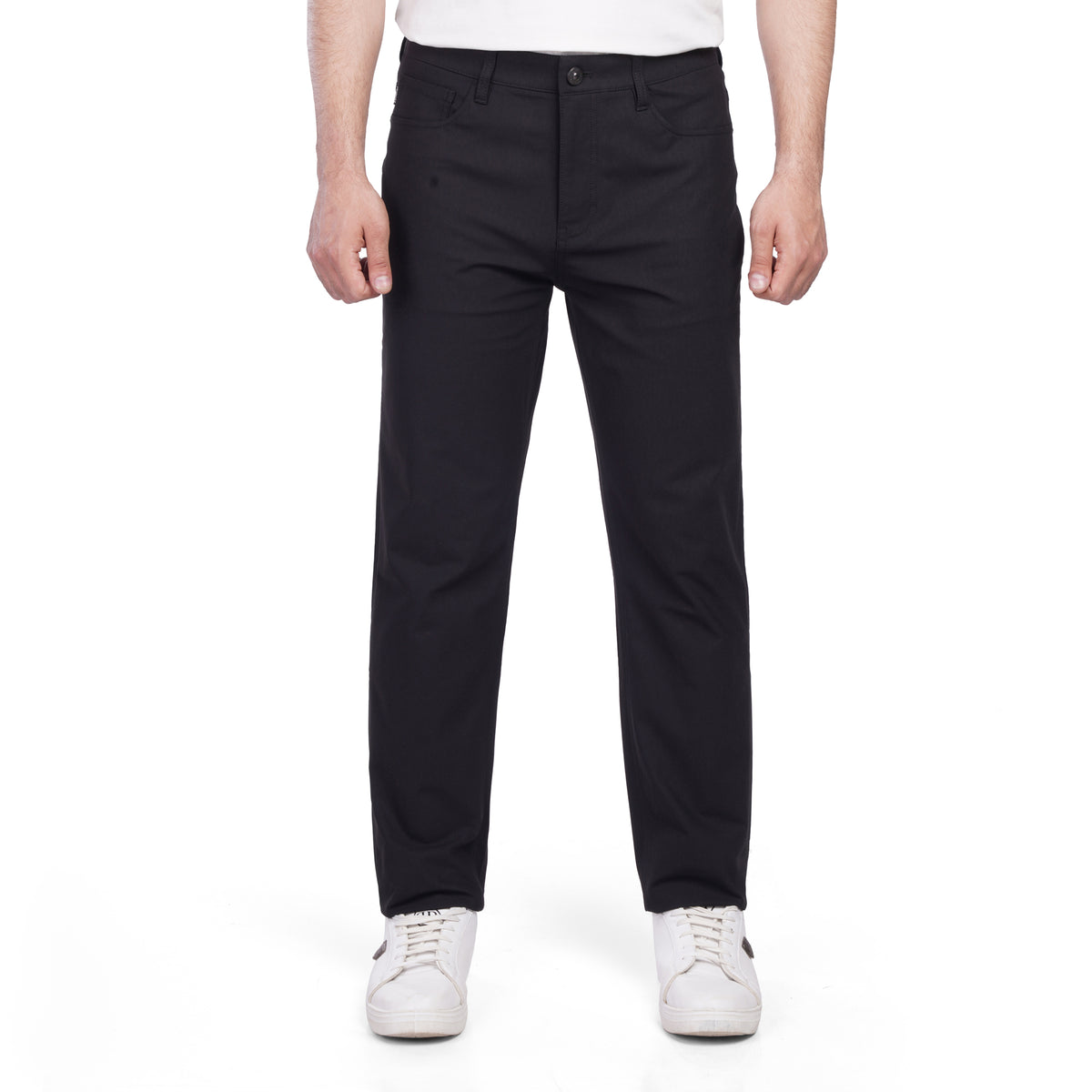 Men’s Slim Fit Pants – Smart Casual Stretch Everyday Trousers