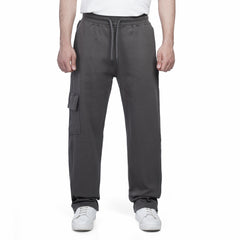 Men’s Cargo Sweatpants – Relaxed Fit Drawstring Jogger Pants with Utility Pocket