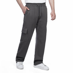 Men’s Cargo Sweatpants – Relaxed Fit Drawstring Jogger Pants with Utility Pocket