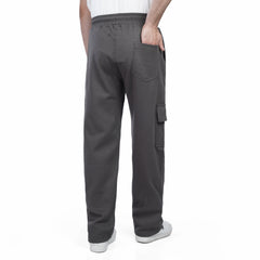 Men’s Cargo Sweatpants – Relaxed Fit Drawstring Jogger Pants with Utility Pocket