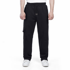 Men’s Cargo Sweatpants – Relaxed Fit Drawstring Jogger Pants with Utility Pocket