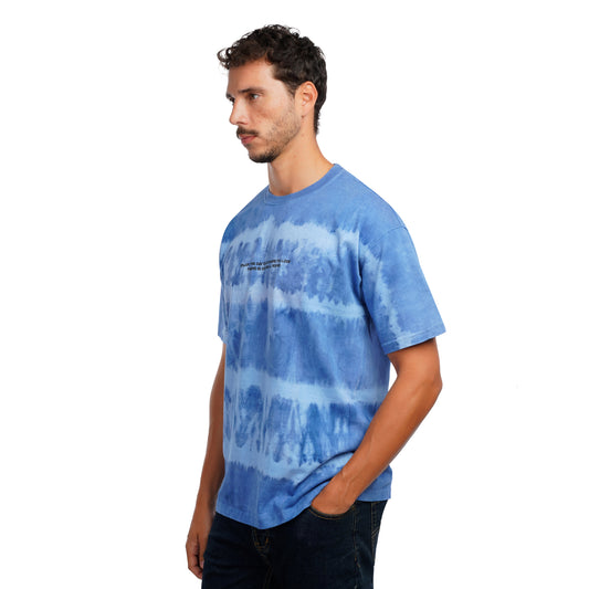 Men’s Tie Dye T-Shirt – Casual Oversized Printed Tee