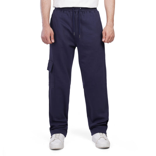 Men’s Cargo Sweatpants – Relaxed Fit Drawstring Jogger Pants with Utility Pocket