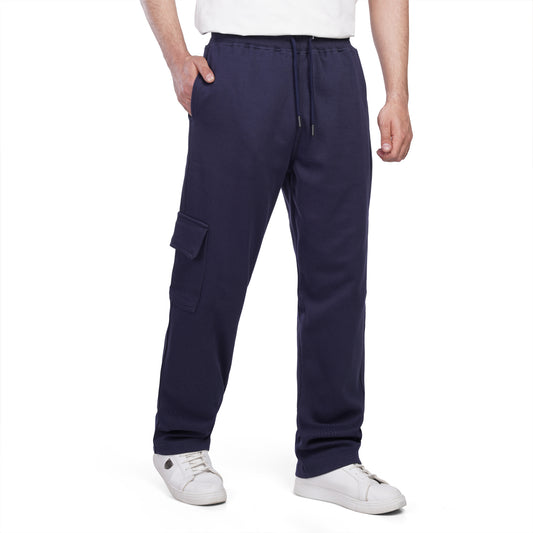 Men’s Cargo Sweatpants – Relaxed Fit Drawstring Jogger Pants with Utility Pocket