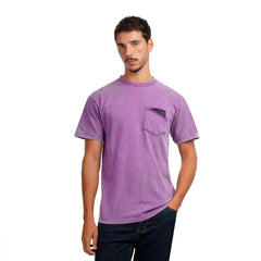 Men’s Washed T-Shirt – Casual Oversized Pocket Tee
