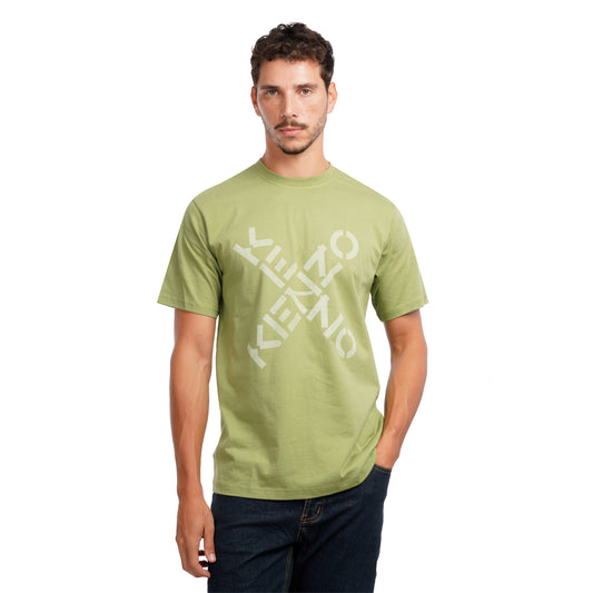 Men’s Short Sleeve Graphic T-Shirt – Modern Letter Print Casual Cotton Tee