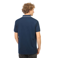 Men’s Polo T-Shirt with Contrast Collar – Casual Half Sleeve Polo