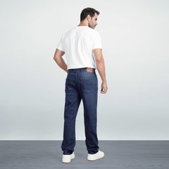 Men's Regular Fit Denim Jeans – Classic Straight Leg Casual Pants