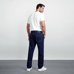 Men's Regular Fit Denim Jeans – Classic Straight Leg Casual Pants