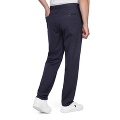 Men's Regular Fit Formal Casual Pants – Stretch Twill Trousers with Side Pockets
