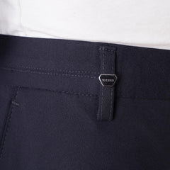 Men's Regular Fit Formal Casual Pants – Stretch Twill Trousers with Side Pockets