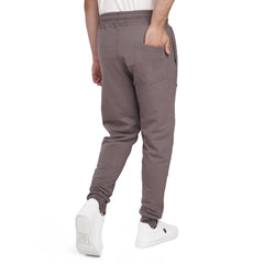 Men's Premium Cotton Fleece Jogger Pants with Ribbed Cuffs & Drawstring Waist