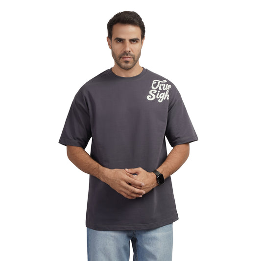 Men's Graphic Cotton T-Shirt – "True Sight" Print | Regular Fit