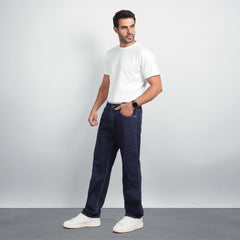 Men's Regular Fit Denim Jeans – Classic Straight Leg Casual Pants