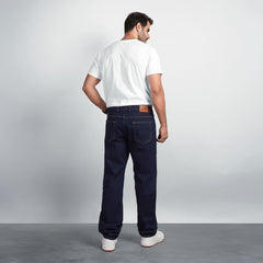 Men's Regular Fit Denim Jeans – Classic Straight Leg Casual Pants