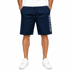 Men's Casual Mesh Sweat Shorts – Athletic Gym Shorts with Drawstring & Pockets