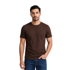 Men’s Classic Round Neck T-Shirt Short Sleeve Soft Cotton