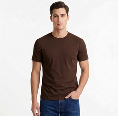 Men’s Classic Round Neck T-Shirt Short Sleeve Soft Cotton