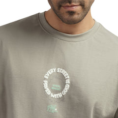 Men's Graphic Cotton T-Shirt – Street Print | Regular Fit
