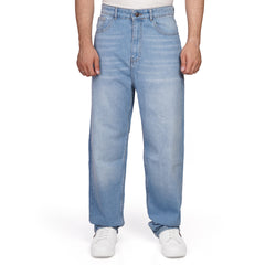 Men's Wide Leg Jeans – Relaxed Fit Denim Pants with Classic 5-Pocket