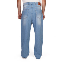 Men's Wide Leg Jeans – Relaxed Fit Denim Pants with Classic 5-Pocket