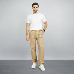 Men's Slim Fit Chino Pants – Stretch Cotton Twill Casual Trousers with Side Pockets