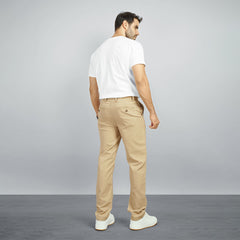 Men's Slim Fit Chino Pants – Stretch Cotton Twill Casual Trousers with Side Pockets