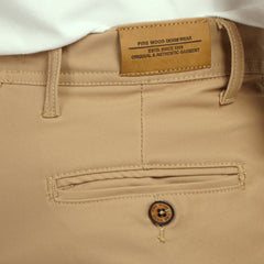 Men's Slim Fit Chino Pants – Stretch Cotton Twill Casual Trousers with Side Pockets